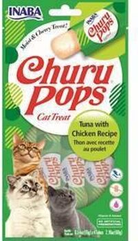 Inaba Snack para Gatos Churu Pops (4x14 g - Todas as Idades - Sabor: Frango)