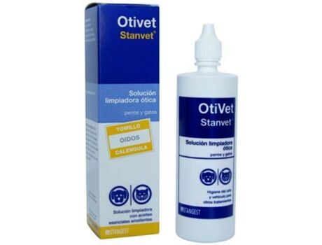 Stanvet Solução de Limpeza de Orelhas para Cães e Gatos Oti-Can 125 Ml