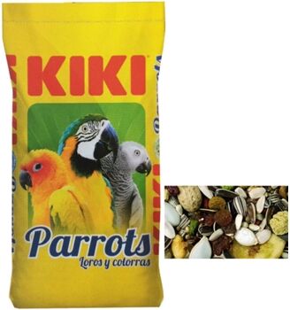 Kiki Alimentação para Papagaios Supreme (20Kg)