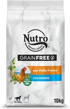 Nutro Ração para Cães (10 Kg - Seca - Sabor: Frango Fresco sem Grãos)