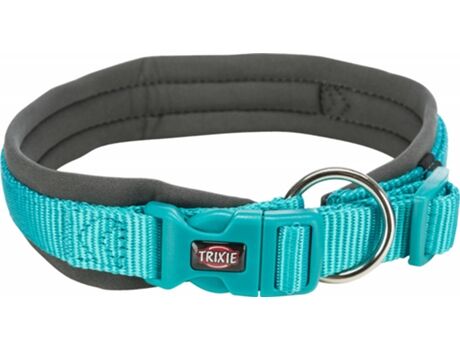 Trixie Coleira para Cães Premium (Azul - 42-48 cm - Neoprene)