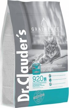 Dr. Clauder'S Ração para Gatos High Premium Grainfree (4 kg - Seca - Adulto - Sabor: Frango e Salmão)