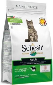 Schesir Ração para Gatos (400 gr - Seca - Adulto - Sabor: Cordeiro)