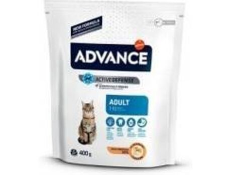 Advance Ração para Gatos (400g - Seca - Adulto - Sabor: Frango e Arroz)