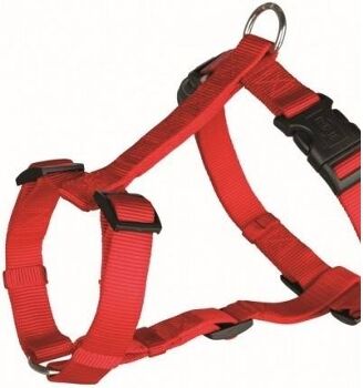 Trixie Peitoral para Cães Ajustável (Vermelho - 30-40x1cm - Nylon - S - Porte Pequeno)