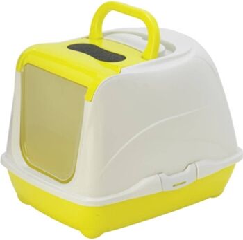 Moderna WC para Gatos 0148569 (52 x 59 x 44 cm - Amarelo)