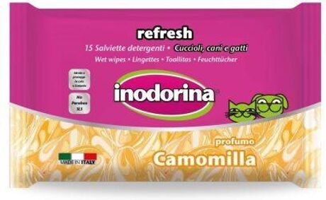 Inodorina Toalhitas de Limpeza para Cães e Gatos