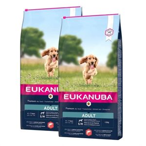 Eukanuba Adult Small & Medium Breed Salmon&Barley; 2 x 12kg