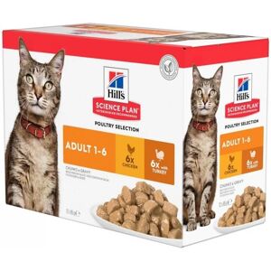 Hill's Science Plan Cat Adult Chicken & Turkey 12x85 g