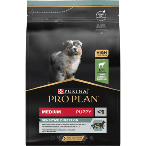 Purina Pro Plan Medium Puppy Sensitive Digestion Rikt på Lamm 3 kg