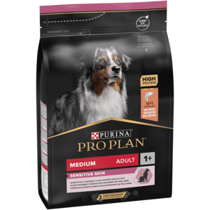 Purina Pro Plan Medium Adult Dog Sensitive Skin Rikt på lax 3 kg