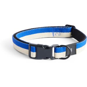 Hay - Hay Dogs Collar Flat M/l Blue, Off-White - Vit,Blå - Träningsredskap