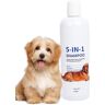 Moonyan Hundschampo och balsam, 5 i 1 hundschampo   Dry Skin & Itch Relief Schampo för hundar 16fl Oz hundschampo och pälstvätt, formel för känslig hud, schampo och balsam för sällskapsdjur för