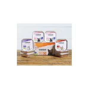 Beef, Turkey & Salmon Pâté for Cats, Organic, Yarrah (8 x 100g)