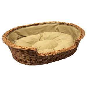 Archie & Oscar Jessamine Dog Bed Basket with Cushion 20.0 H x 75.0 W x 60.0 D cm