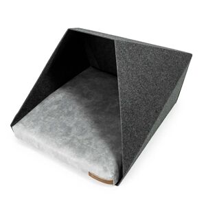 Rexproduct Pocket Hooded Dog Bed gray 45.0 H x 60.0 W x 63.0 D cm