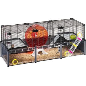 Ferplast Weather Resistant Small Animal Cage black 42.0 H x 72.5 W x 37.5 D cm