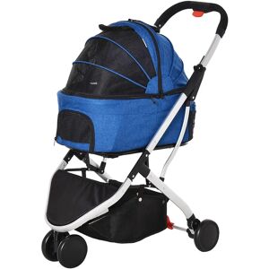 Archie & Oscar Savion Pet Stroller blue/black/brown 100.0 H x 50.0 W x 80.0 D cm