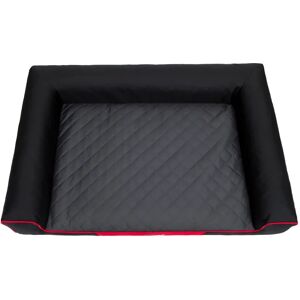 HobbyDog Victoria Bolster Cushion red/black 20.0 H x 118.0 W x 78.0 D cm