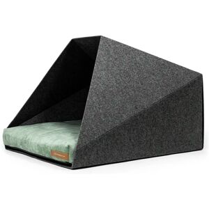 Rexproduct Pocket Hooded Dog Bed green/gray 45.0 H x 60.0 W x 63.0 D cm