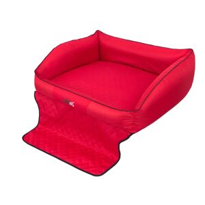 HobbyDog Codur Travel Dog Bed red/black 35.0 H x 100.0 W x 80.0 D cm