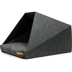 Rexproduct Pocket Hooded Dog Bed gray/brown 45.0 H x 60.0 W x 63.0 D cm