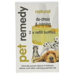 Pet Remedy Natural De-Stress and Calming Refill Pack, 40 ml, Pack of 2
