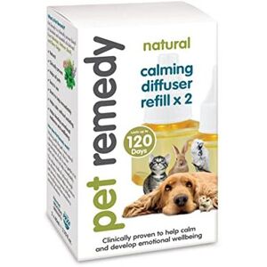 Pet Remedy Natural Calming Diffuser Refills. 2 x 40 ml Refill Bottles (4 Month S