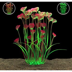 Happy Farm 1 Pcs 3 Color Bionic Aquatic Plants Fish Tank Aquarium Simulation Water Plant Aquarium Accessories Ornaments