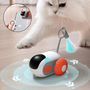 YJMP Remote Control Smart Cat Toy Automatic Rolling Pet Toys Cat Stick Teaser USB Rechargeable for Cats/Kitten Small Dogs Funny Toy Pet Supplies