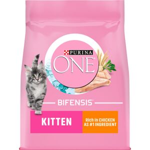 PURINA ONE Junior / Kitten Chicken & Whole Grains Dry Cat Food - Economy Pack: 4 x 750g