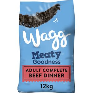 Waggs Wagg Meaty Goodness Adult Complete Beef Dinner - Economy Pack: 2 x 12kg