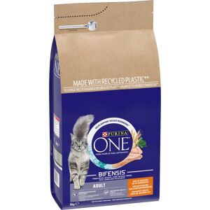 PURINA ONE Adult Chicken & Whole Grains Dry Cat Food - Economy Pack: 2 x 6kg