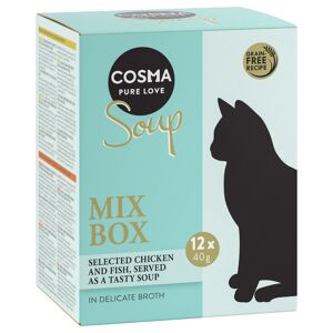Cosma Soup Saver Pack 24 x 40g - Mix 1 (4 Varieties)