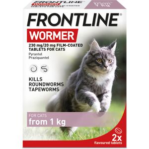 FRONTLINE® Wormer Tablets for Cats - Saver Pack: 2 x 2 tablets