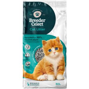 Breeder Celect Paper Cat Litter - 30L (approx. 11kg)