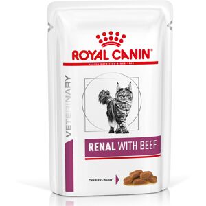 Royal Canin Veterinary Diet Royal Canin Veterinary Cat - Renal with Beef - Saver Pack: 48 x 85g