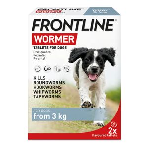 FRONTLINE® Wormer Tablets for Dogs - Saver Pack: 2 x 2 tablets