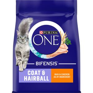 PURINA ONE Coat & Hairball Chicken & Whole Grains Dry Cat Food - 2.8kg