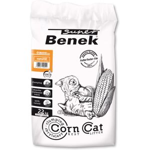 Super Benek Corn Cat Natural Clumping Litter - 35 litres (approx. 22.5kg)