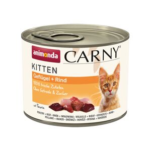 animonda Carny Kitten Saver Pack 24 x 200g - Poultry & Beef