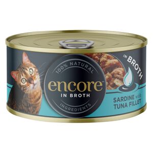 Encore Cat Tin Saver Pack 48 x 70g - Sardine with Tuna Fillet