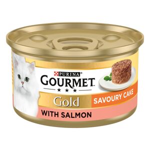 Gourmet Gold Savoury Cake Saver Pack 24 x 85g - Salmon