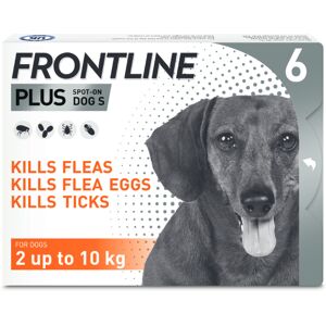 FRONTLINE® Plus Spot On for Dogs - S (2-10kg) - Saver Pack: 2 x 6 pipettes x 0.67ml