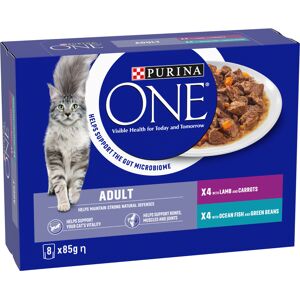 PURINA ONE Adult - Lamb & Ocean Fish (8 x 85g)