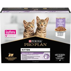 PURINA PRO PLAN Kitten Healthy Start - Saver Pack: Turkey in Gravy (20 x 85g)