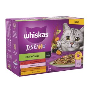Whiskas 1+ Tasty Mix Chef's Choice in Gravy - 48 x 85g