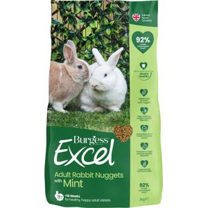 Burgess Excel Adult Rabbit Nuggets with Mint - 3kg