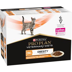 PURINA PRO PLAN Veterinary Diets Feline OM Obesity Management - Chicken - 10 x 85g