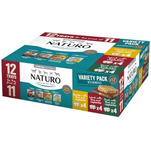 Naturo Adult Trays - Variety Pack with Rice - 12 x 400g